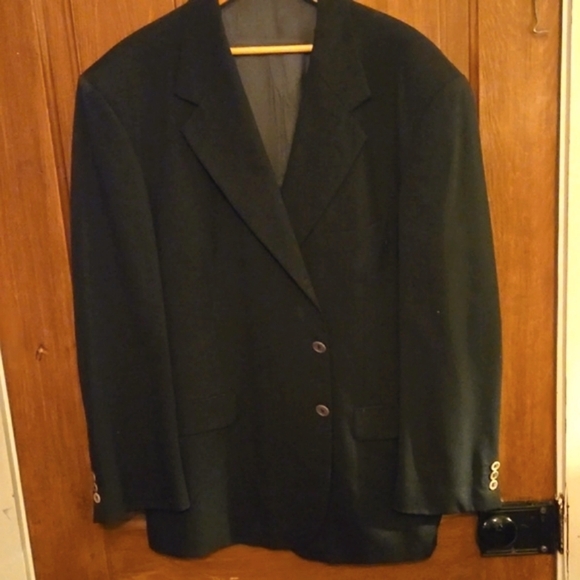 Emanuel Ungaro 100% Wool Solid Black Blazer Saks Fifth Avenue